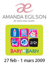 Amanda Egilson på Baby & Barn 2009 - den stora barnmässan